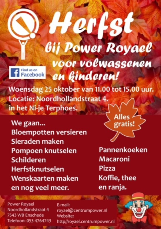 Herfstactiviteiten bij Power Royael