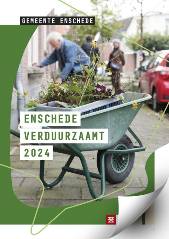 Enschede Verduurzaamt magazine en winactie