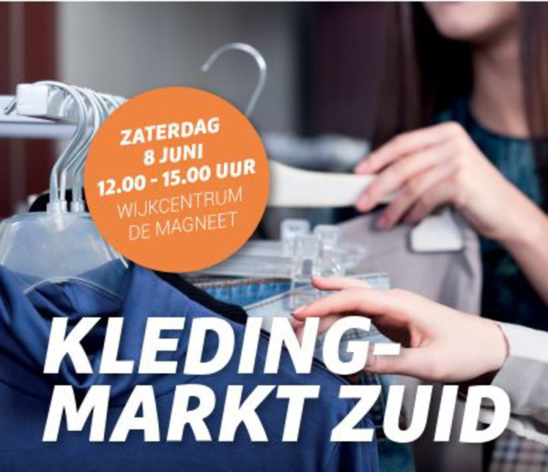Kledingmarkt bij Wijkcentrum de Magneet