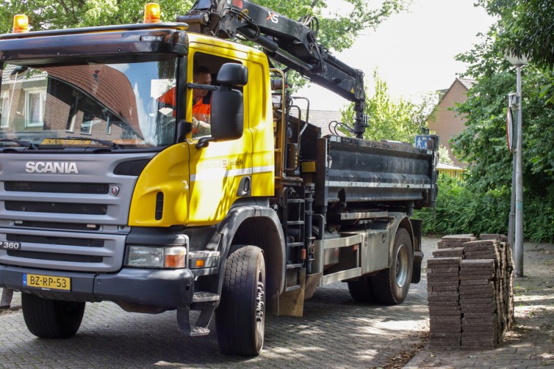 Gratis ophaalservice voor gewipte tegels
