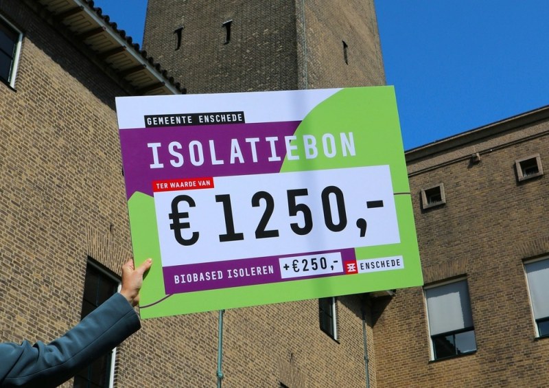 Bespaar tot € 1.500,- met de isolatiebon van de gemeente Enschede