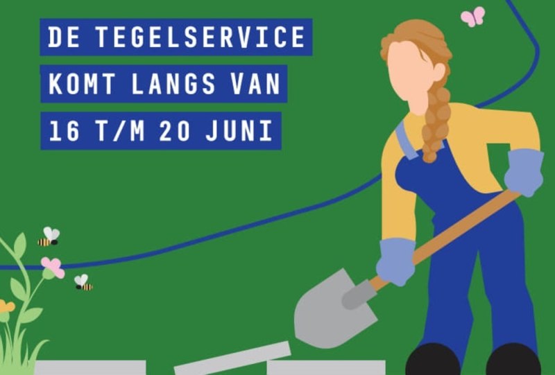 Gratis tegels ophaalservice voor gewipte tegels