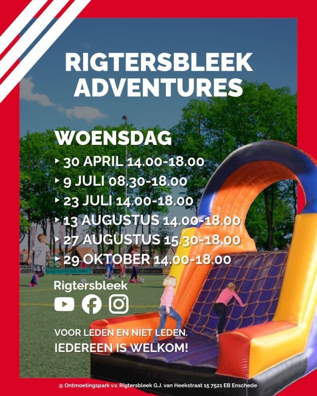 Rigtersbleek Adventures bij Ontmoetingspark Rigtersbleek